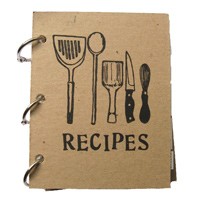 Blank Recipes Book 4.25 in x 5.5 in