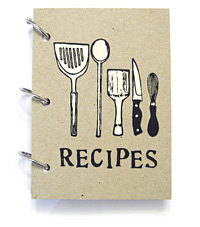 Blank Recipe Book 4in x 6in